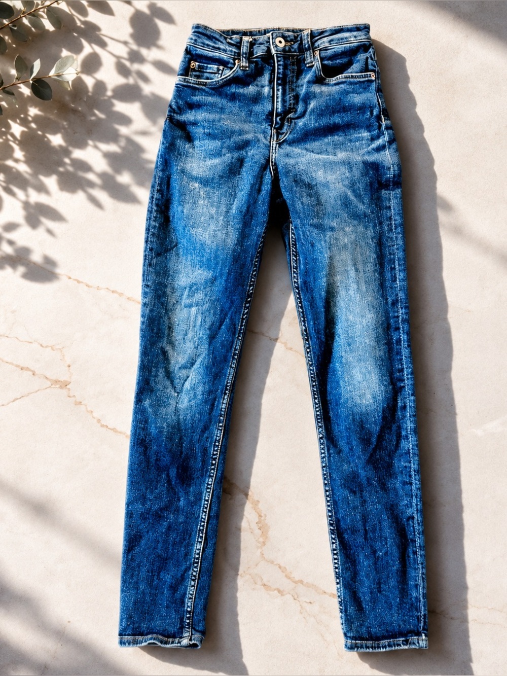 Vintage H&M High Rise Skinny Jeans Size 4 28” Inseam